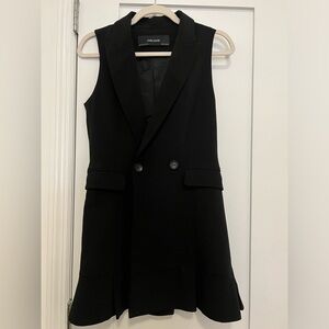 Zara Sleeveless Tuxedo Dress